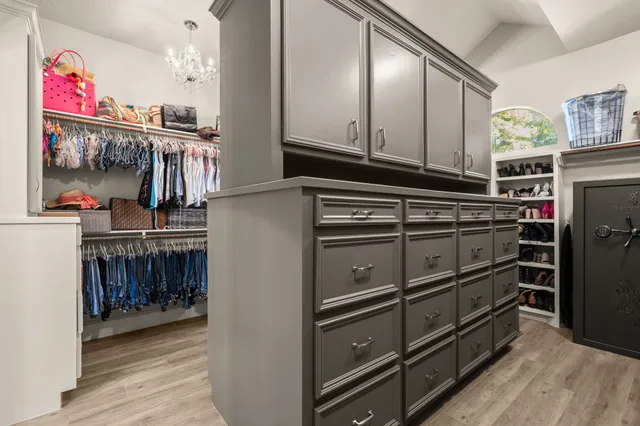 a bathroom with a shower and a toilet