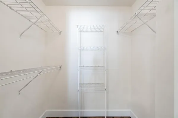 a view of walk in closet