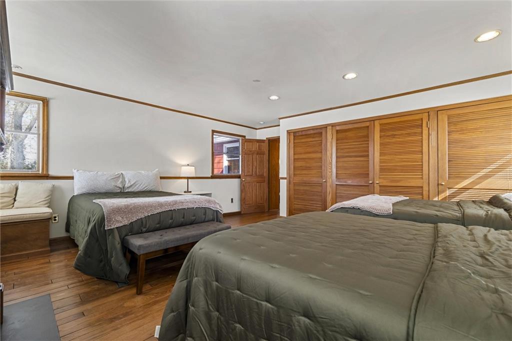 121 Brewer Road Saxonburg, PA 16056 - Photo 26 of 49 a bedroom with a large bed and a large window