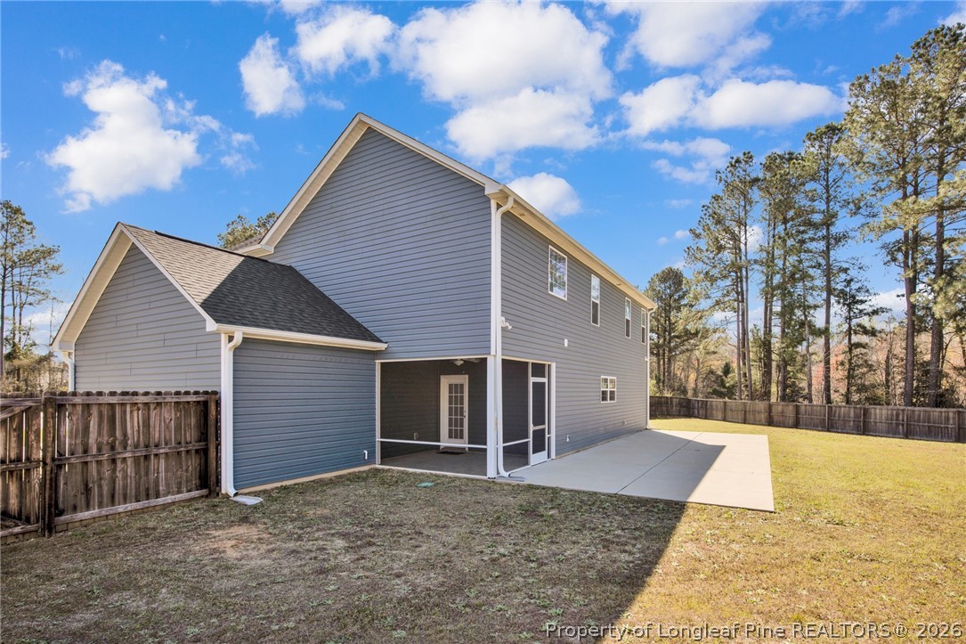 258 Fieldbrook Street Raeford, NC 28376 - Photo 37 of 40 a view of a house with a yard
