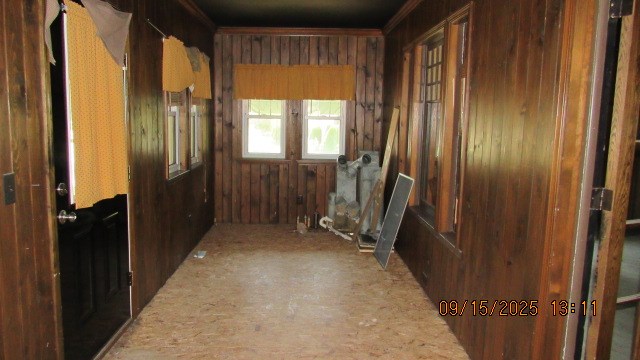 1201 Conewango Avenue Warren, PA 16365 - Photo 38 of 49 a view of a hallway with wooden shelves