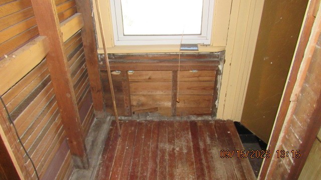 1201 Conewango Avenue Warren, PA 16365 - Photo 49 of 49 a bathroom with a shower and a wooden floor