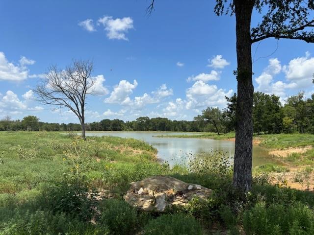 123 Fcr 1000 Road Wortham, TX 76693 - Photo 9 of 18 a view of a lake from a yard