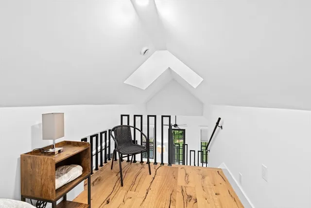 a view of a livingroom with furniture