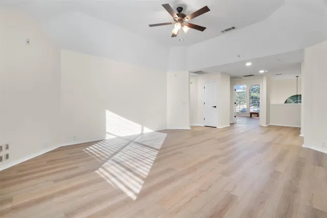 a view of an empty room