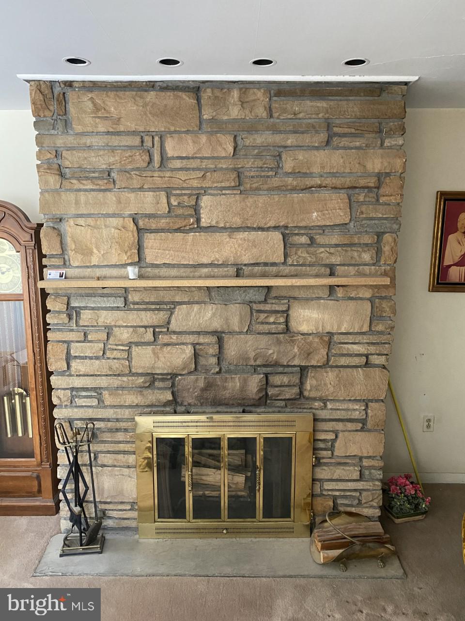 3223 Manor Road Huntingdon Valley, PA 19006 - Photo 4 of 4 Living room fireplace.