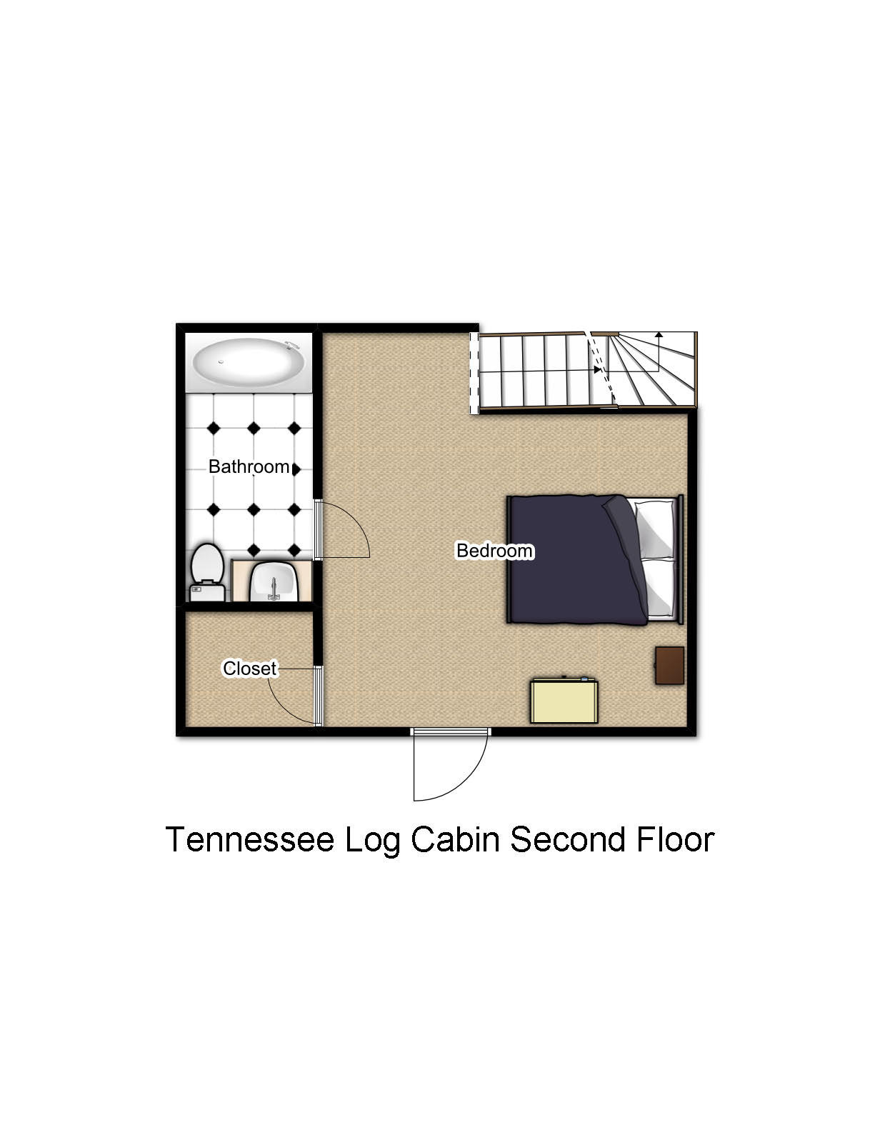 3429 Pebblestone Way Pigeon Forge, TN 37863 - Photo 17 of 17 second floor TN log cabin