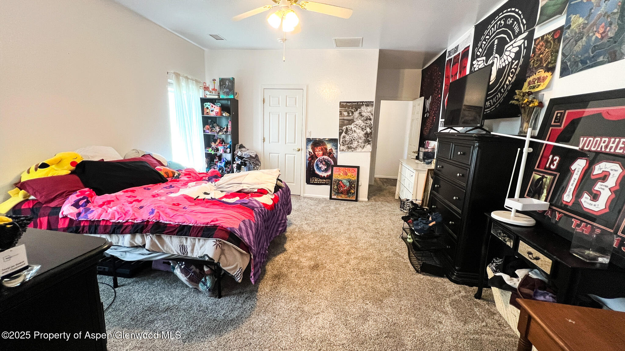 786 Comstock Drive Fruita, CO 81521 - Photo 21 of 38 a bedroom with a bed a building and closet