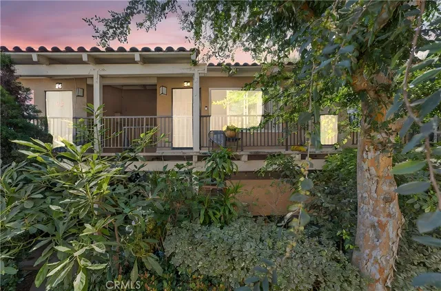 front view of a house with a outdoor space