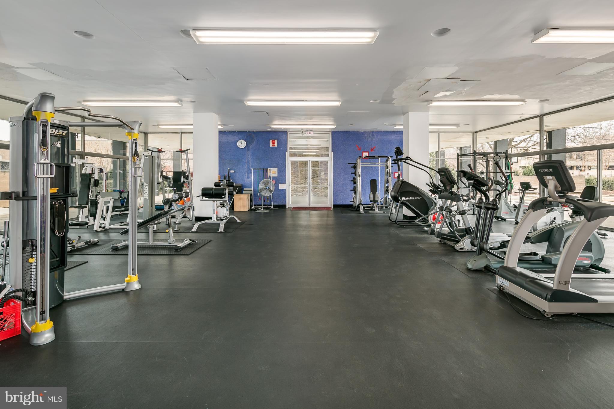 1301 Delaware Avenue Southwest, Unit N512 Washington, DC 20024 - Photo 24 of 28 a view of a room with gym equipment