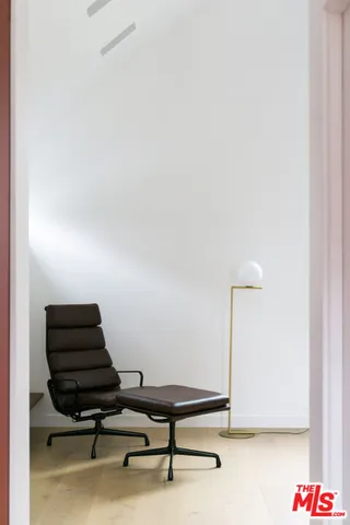 a room with gym equipment