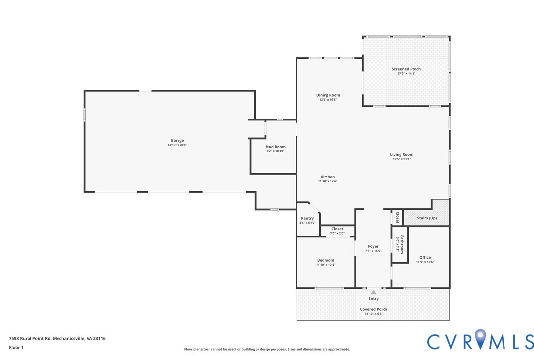 7598 Rural Point Road Mechanicsville, VA 23116 - Photo 39 of 41 a picture of floor plan