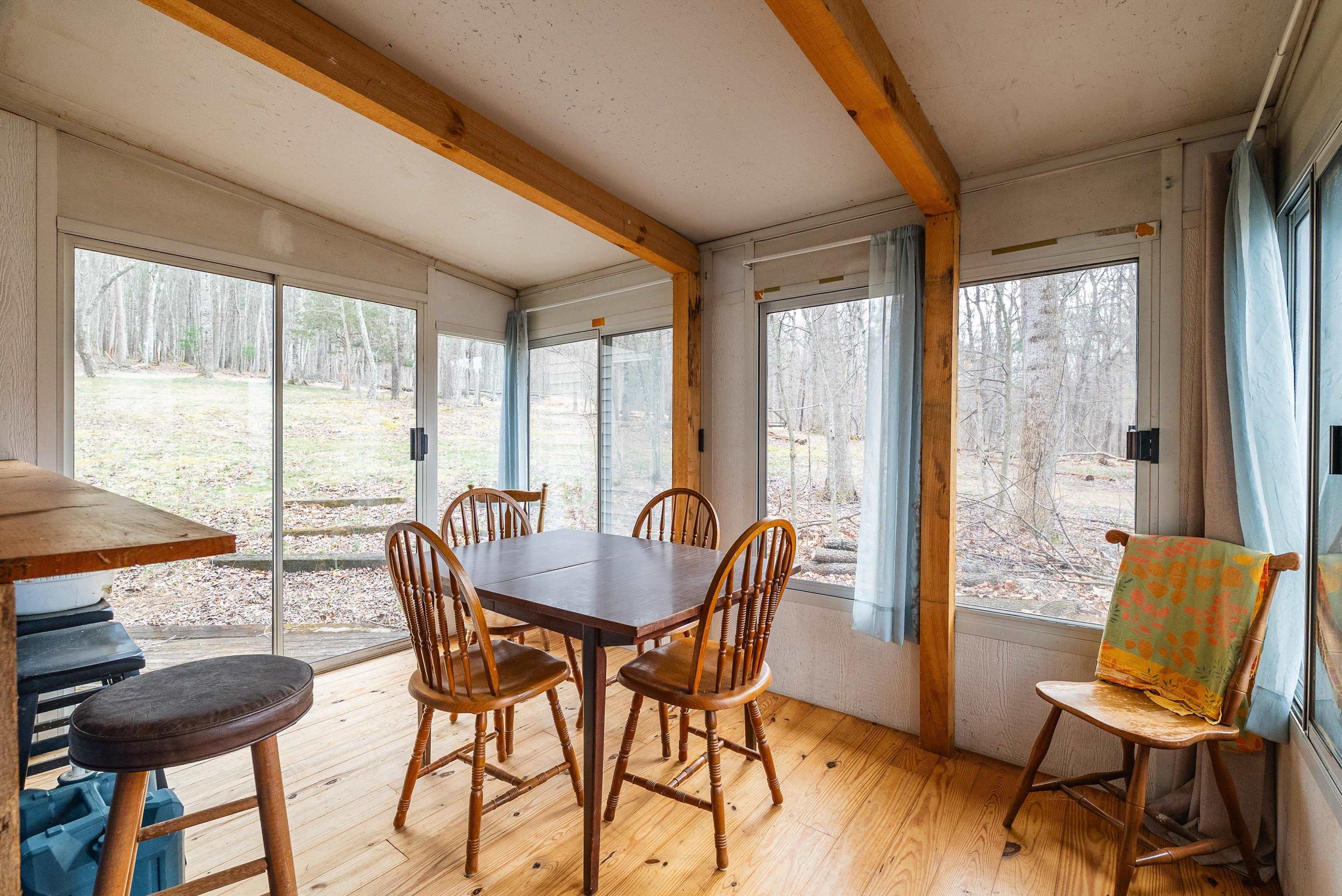 163-acres Hopkins Gap Road Fulks Run, VA 22830 - Photo 11 of 75 a view of a dining room with furniture window and outside view