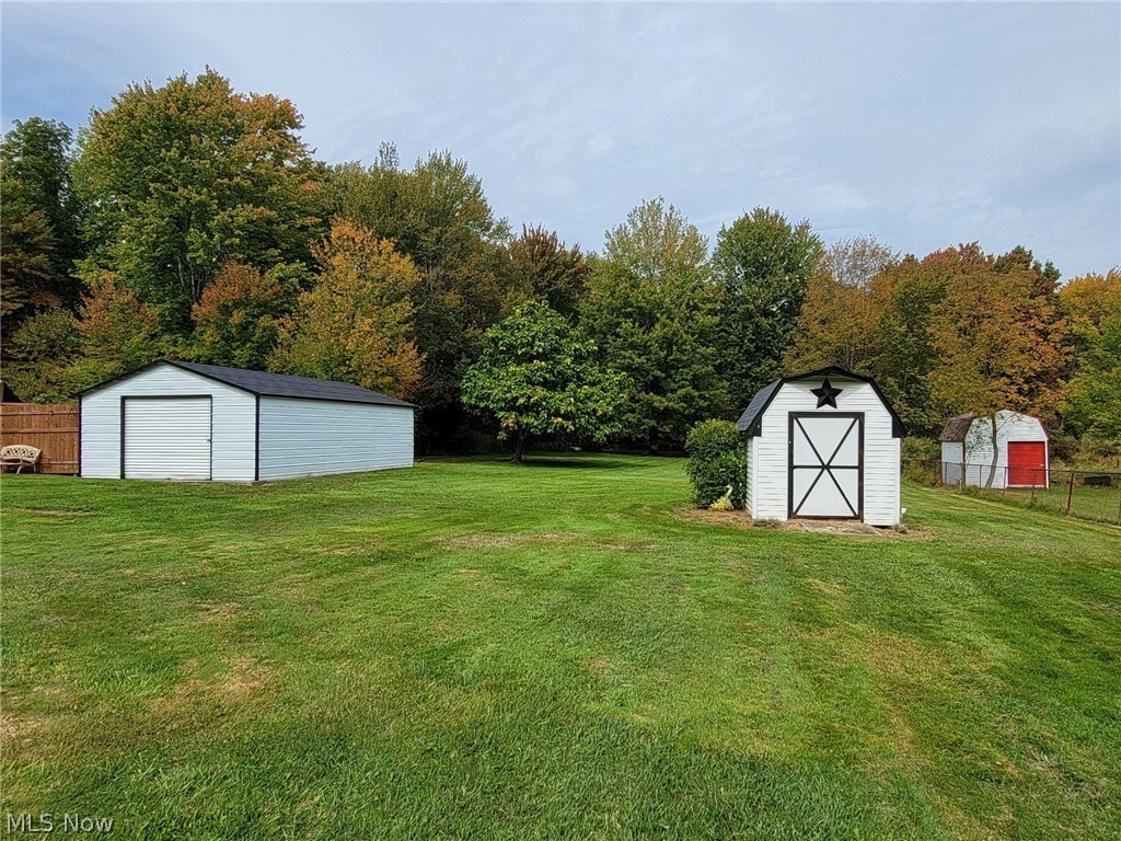 4671 Wayne Road Mantua, OH 44255 - Photo 9 of 34 Shed and steel outbuilding