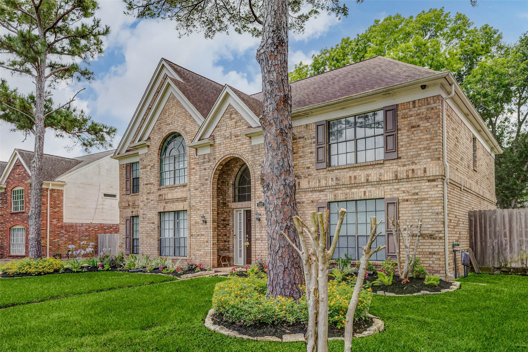 3107 Dulaney Road Houston, TX 77084 - Photo 4 of 50 a front view of a house with a yard