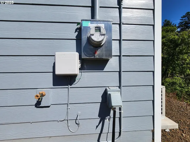 a view of a garden with a tree