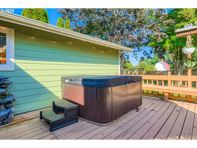 a view balcony with wooden floor