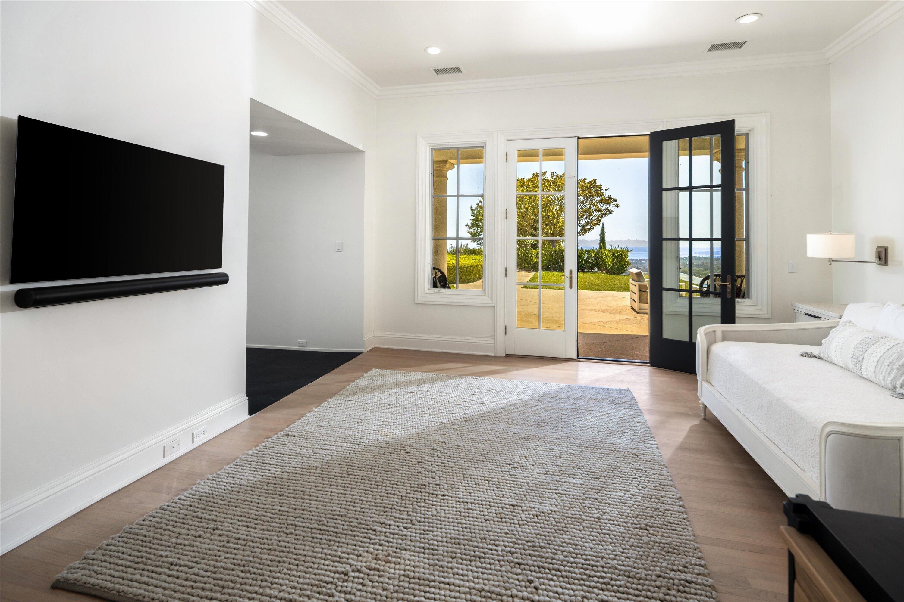 999 Romero Canyon Road Montecito, CA 93108 - Photo 42 of 67 Downstairs Flex Room off Gym