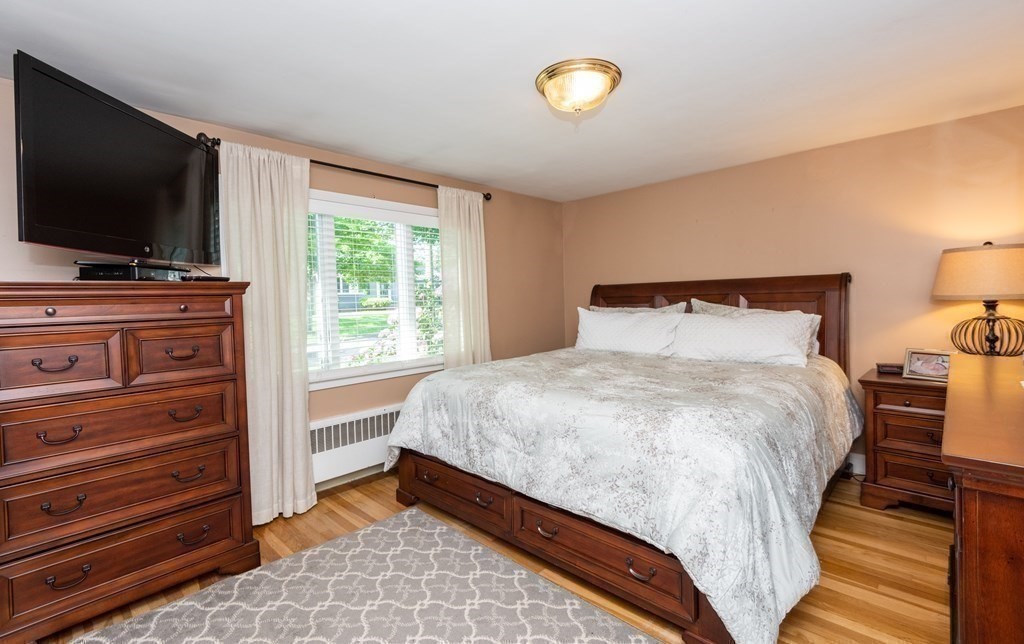 8 Pyburn Road Lynnfield, MA 01940 - Photo 22 of 35 a bedroom with a bed and a flat screen tv