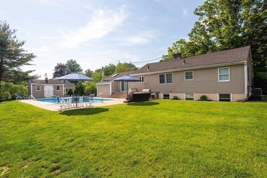 8 Pyburn Road Lynnfield, MA 01940 - Photo 30 of 35 a front view of house with yard and seating area