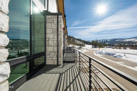 a view of balcony with city view