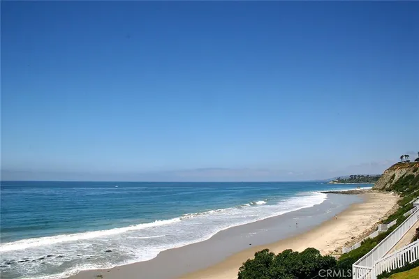 a view of an ocean beach