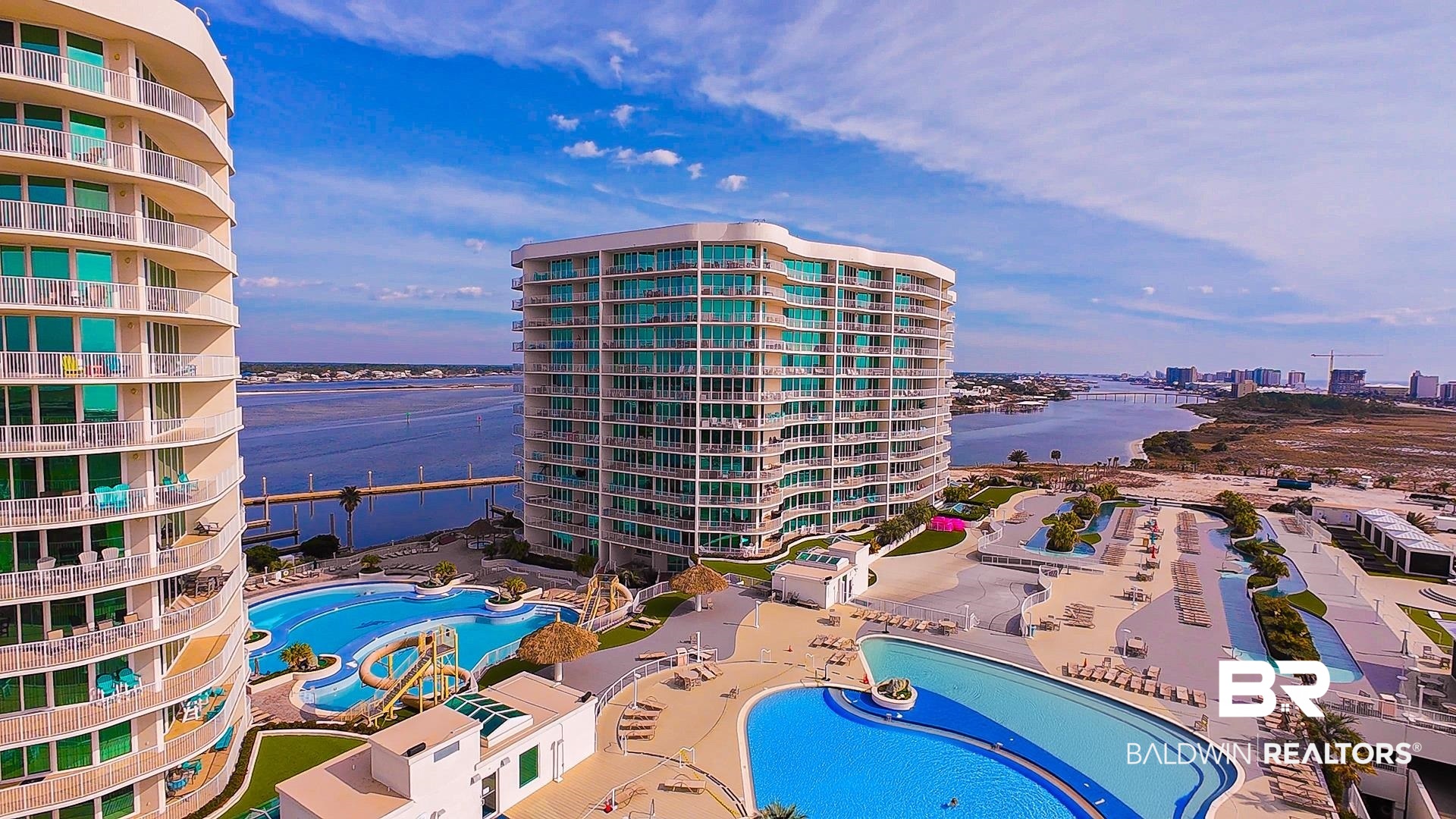 28107 Perdido Beach Boulevard, Unit D714 Orange Beach, AL 36561 - Photo 75 of 88 Exterior space with a water view and a view of city