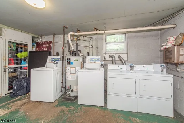 a room with storage and utility