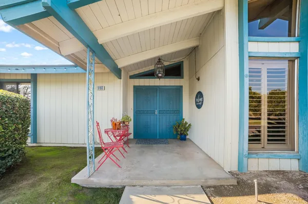 a view of an entryway door