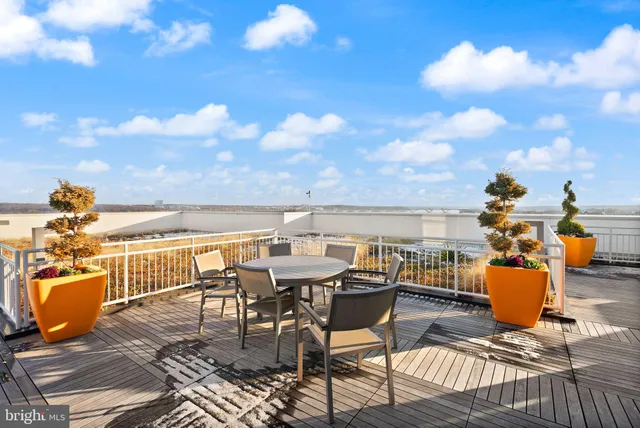 a view of balcony with couch