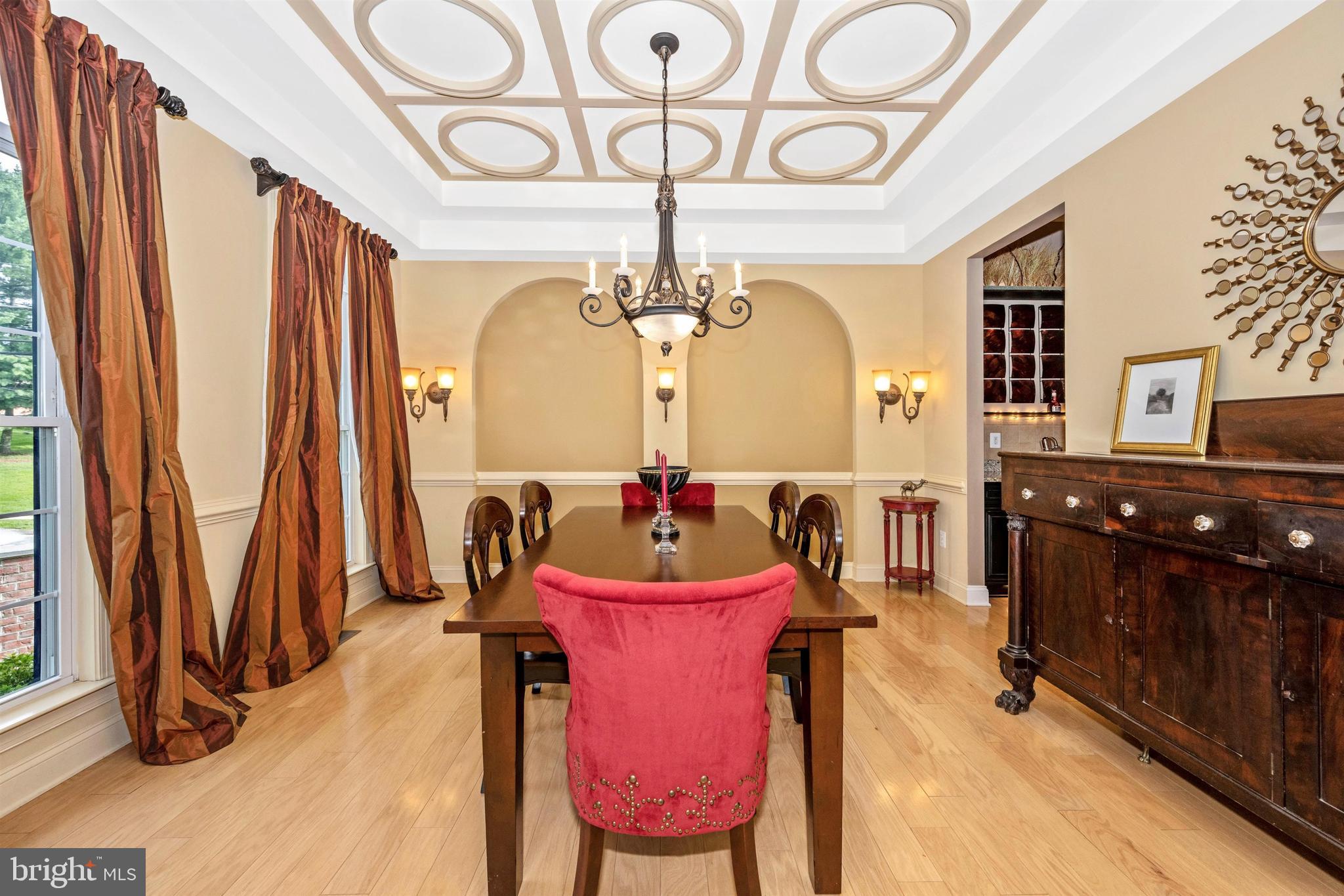 5219 East Joppa Road Perry Hall, MD 21128 - Photo 6 of 57 Dining room with coffered ceiling