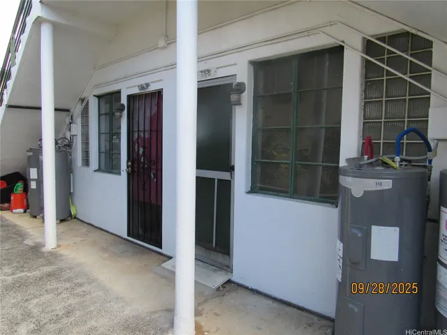 a view of storage and utility room