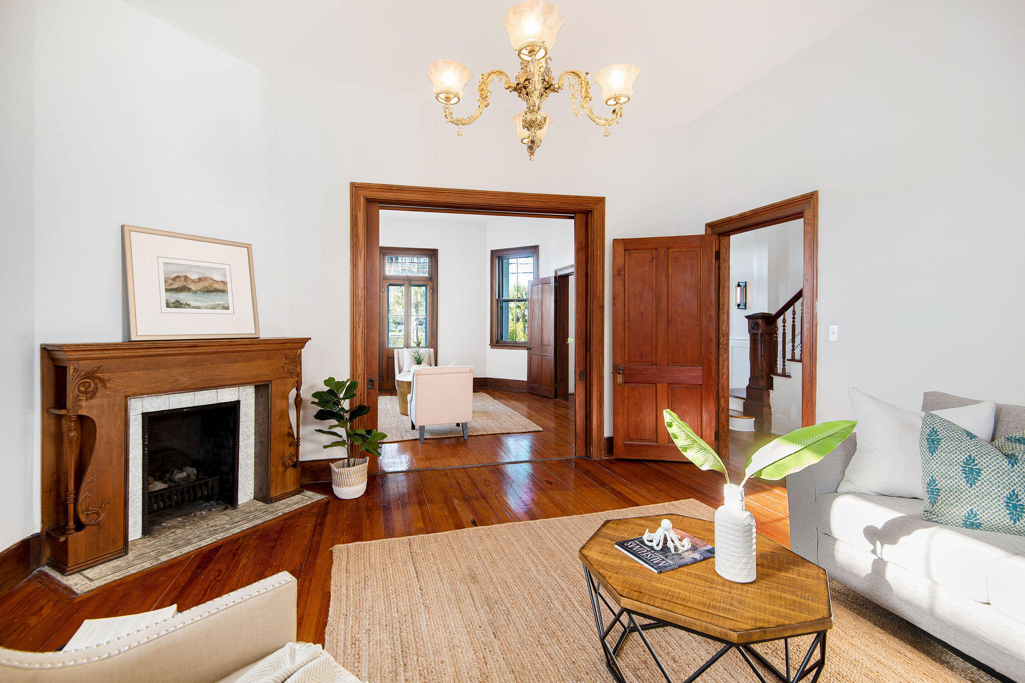 34 Rutledge Avenue Charleston, SC 29401 - Photo 13 of 53 Double Parlor with pocket doors