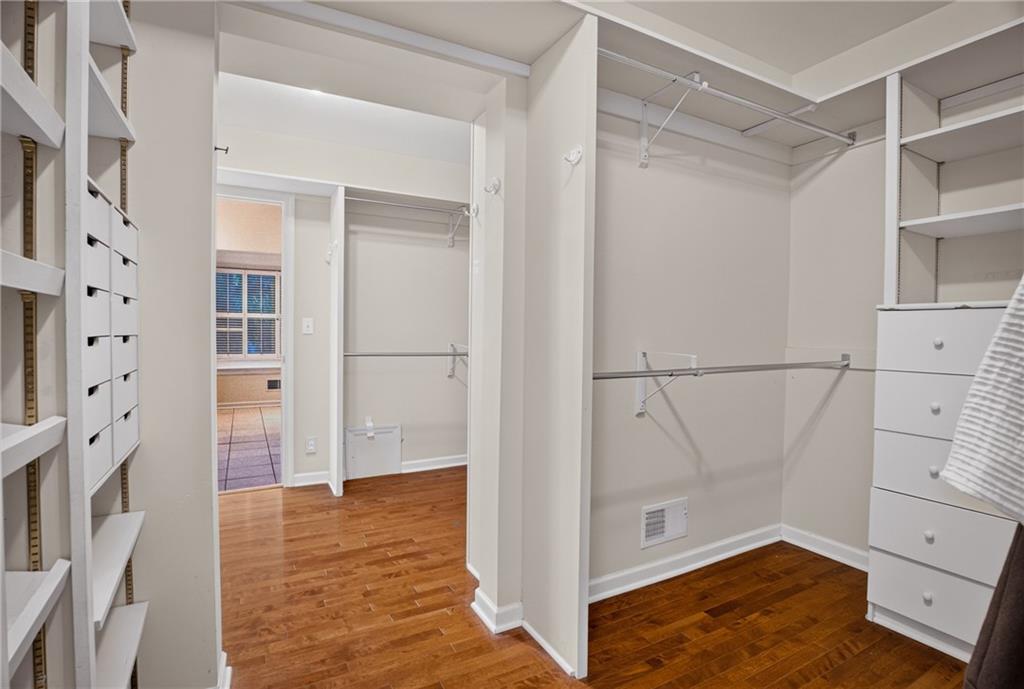 502 Farndale Road Pittsburgh, PA 15215 - Photo 25 of 50 Custom built-ins maximize organization in the spacious walk-in closet.