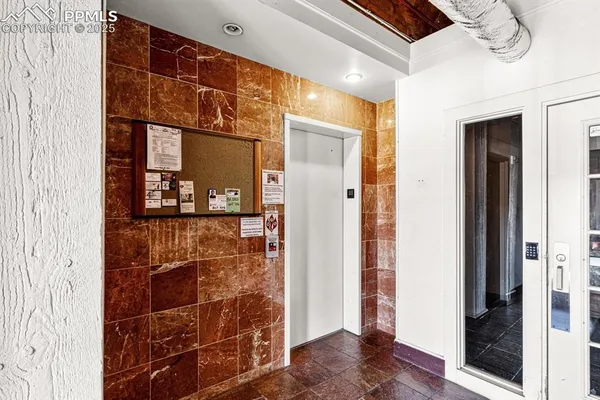 a view of front door
