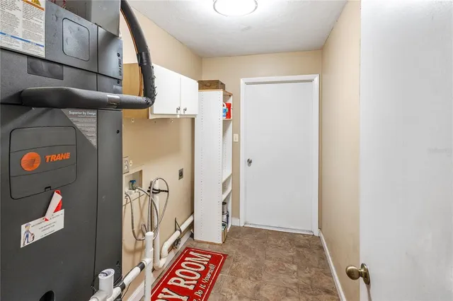 a view of storage and utility room