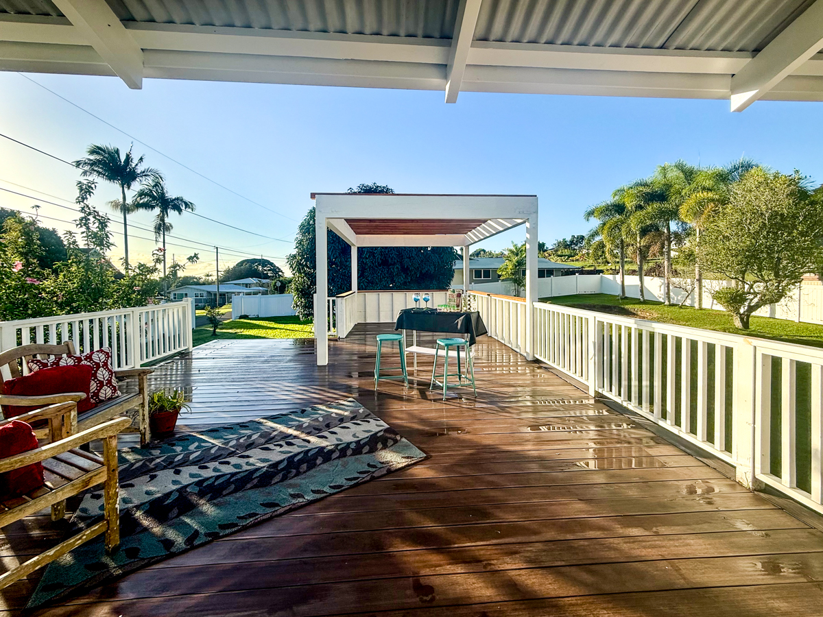 56 Nanea Street Hilo, HI 96720 - Photo 18 of 29 a view of outdoor space with seating area