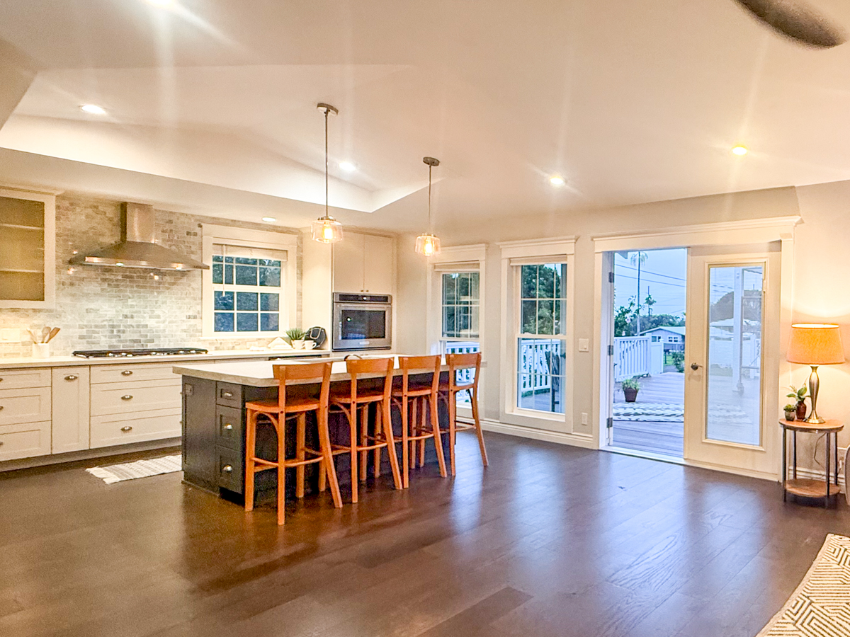56 Nanea Street Hilo, HI 96720 - Photo 2 of 29 a large kitchen with lots of counter space and breakfast area