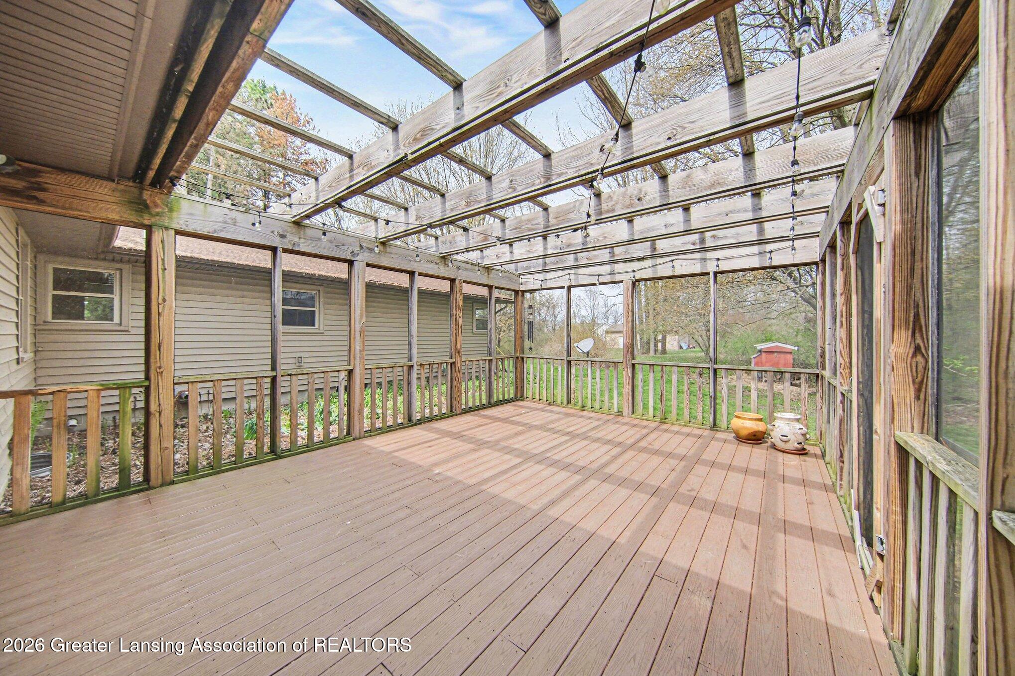 2898 North Every Road Mason, MI 48854 - Photo 38 of 44 sunporch