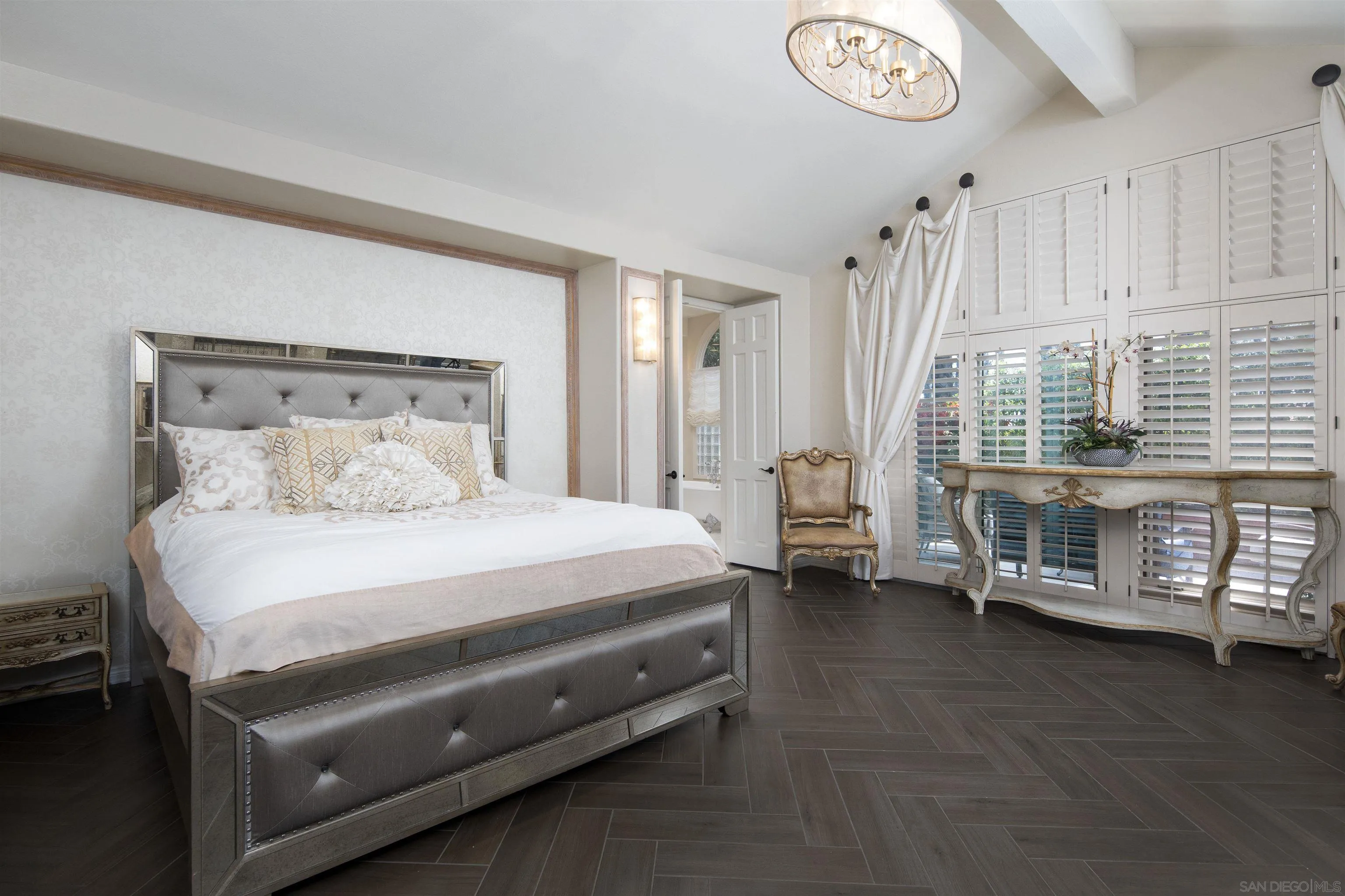 15448 Pimlico Corte Rancho Santa Fe, CA 92067 - Photo 20 of 31 a bedroom with a bed and a large window
