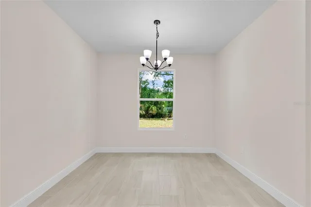 a view of a window in a room