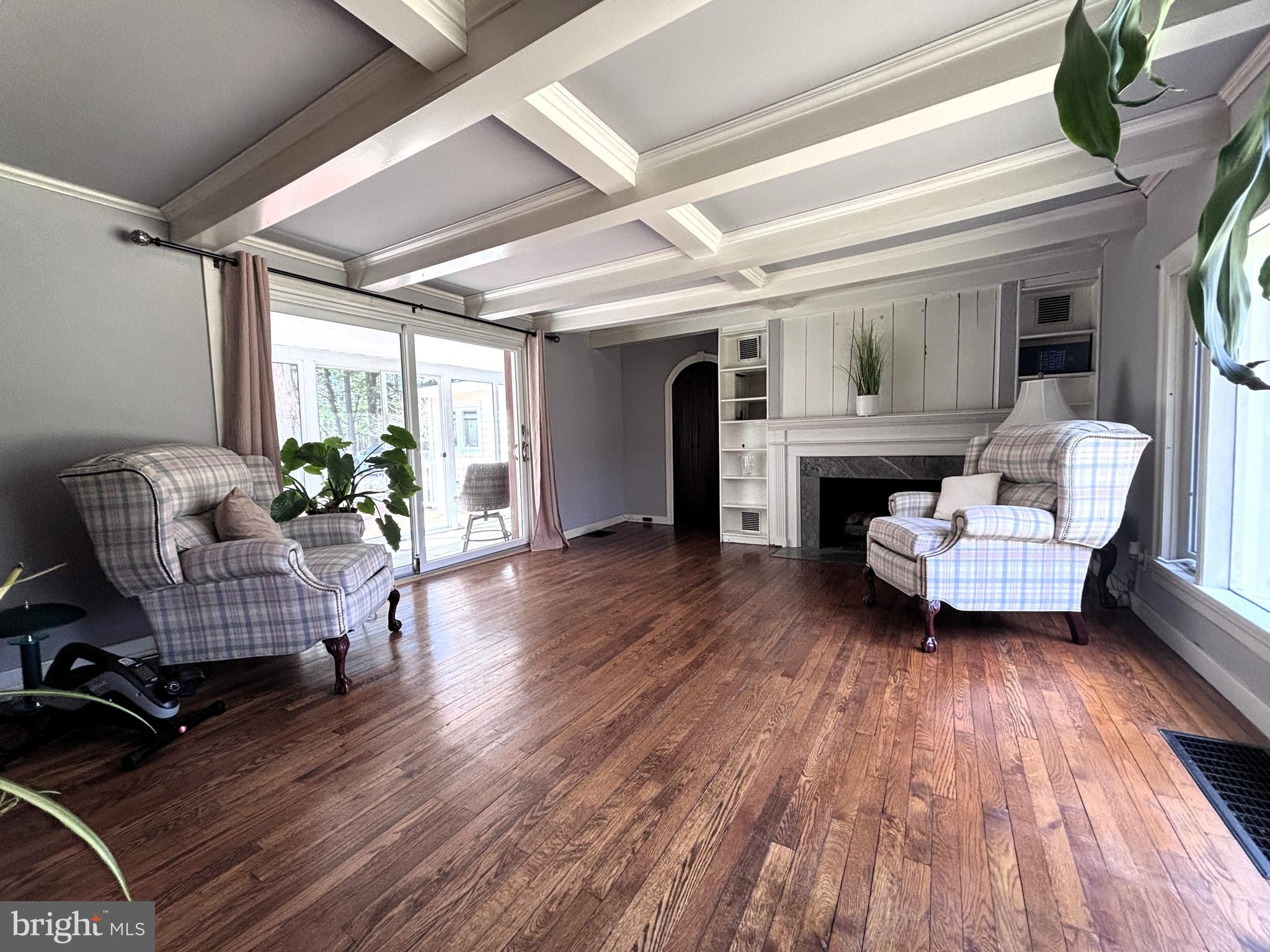 253 Hopewell Road Medford, NJ 08055 - Photo 16 of 50 a living room with furniture and a fireplace