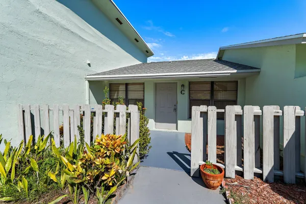 a view of a house with wooden floor
