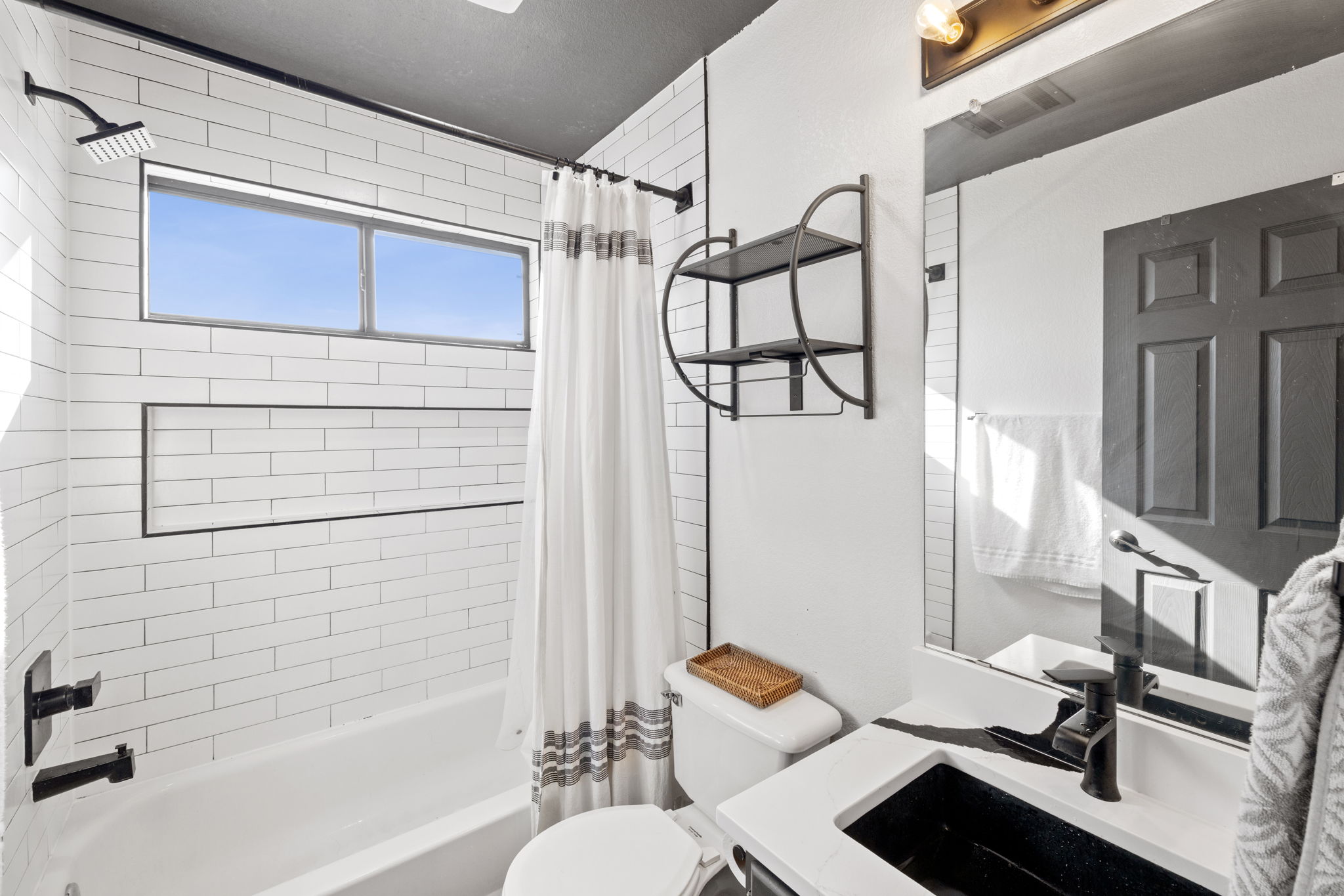 17536 Bishopsgate Drive Pflugerville, TX 78660 - Photo 25 of 35 Full bath featuring vanity and shower / bath combination with curtain