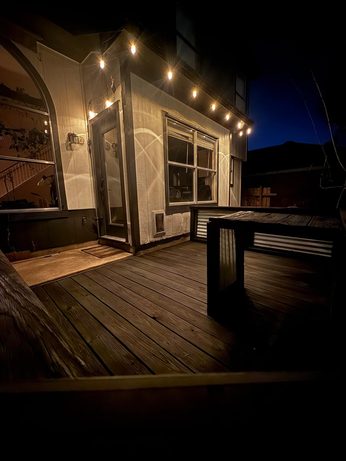 17536 Bishopsgate Drive Pflugerville, TX 78660 - Photo 26 of 35 View of deck at twilight