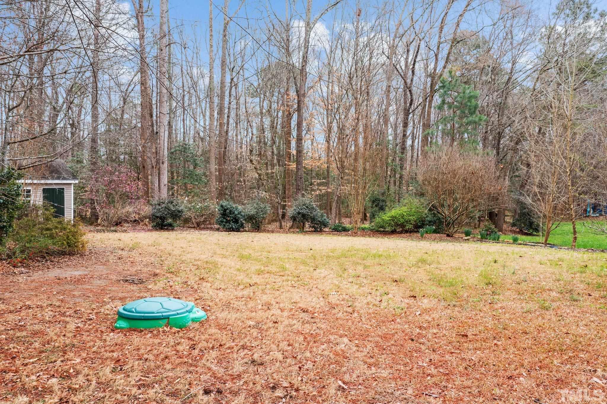 1413 Shady Rise Glen Raleigh, NC 27603 - Photo 14 of 39 a street view with tall trees