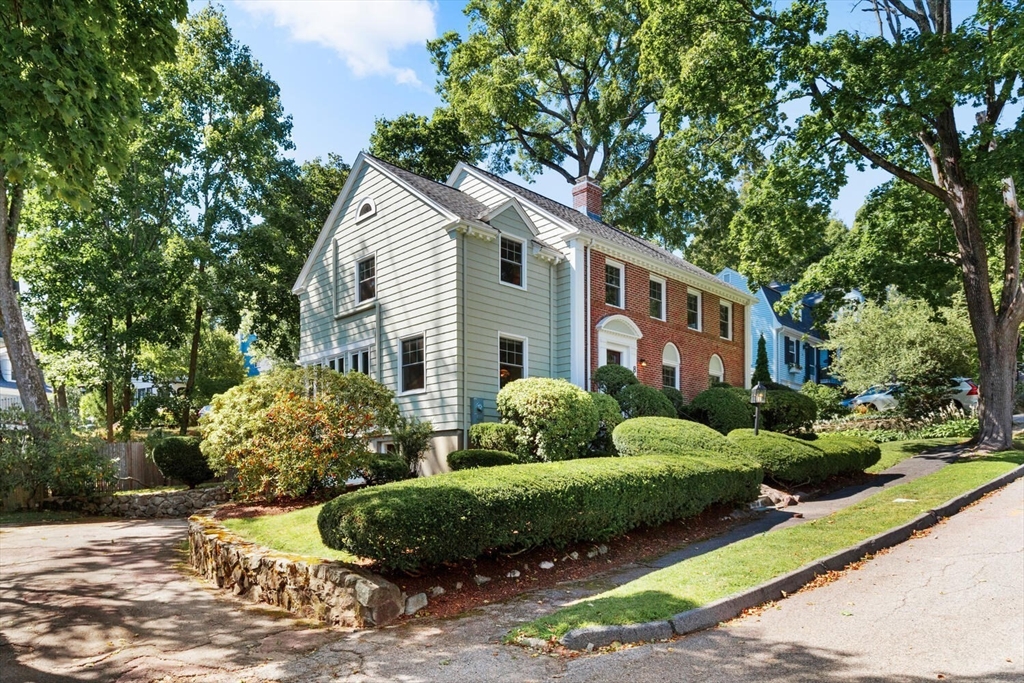 8 Monadnock Road Arlington, MA 02476 - Photo 3 of 37 a front view of a house with garden