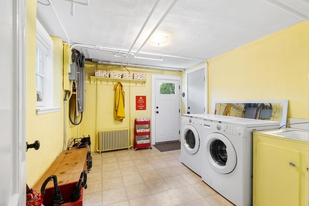 8 Monadnock Road Arlington, MA 02476 - Photo 31 of 37 a utility room with dryer and washer
