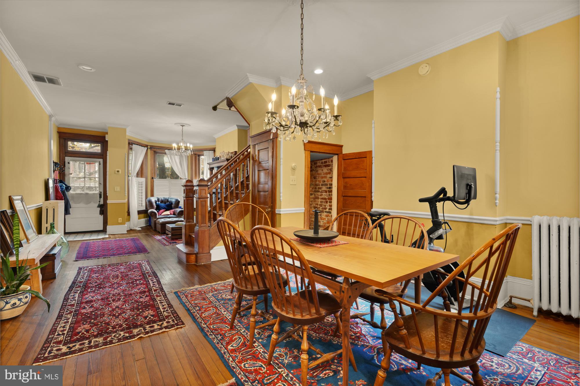 543 11th Street Southeast Washington, DC 20003 - Photo 11 of 41 a view of a dining room with furniture and wooden floor