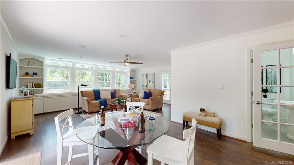 244 Scofield Road Charlotte, NC 28209 - Photo 19 of 30 a living room with furniture window and wooden floor